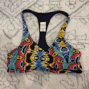 Super unique, reversible L space “made in the OC” bikini top, size S